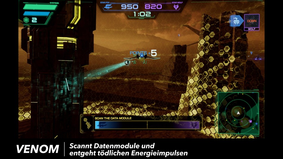 Screenshot 2 zu Star Fox Update mit 4 Spieler Splitscreen